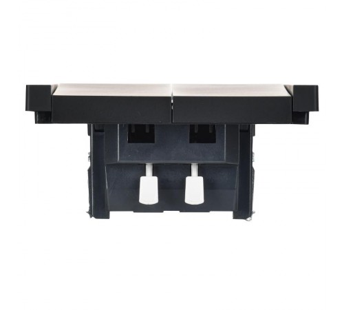 FORTE&PIANO Выключатель жалюзи 10А FP111 черный  FP-V15-0-10-1-K02  IEK