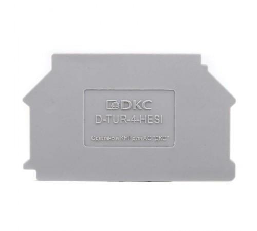 Изолятор торцевой для клеммы TUR-4-HESI  D-TUR-4-HESI  DKC