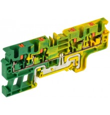 Колодка клеммная CP-MC-PEN земля 4 вывода 4мм2  YCT22-03-4-K52-004  IEK