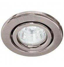 Светильник точечный встраиваемый под лампу DL11/DL3202 MR16 50W G5.3 титан  15117  FERON