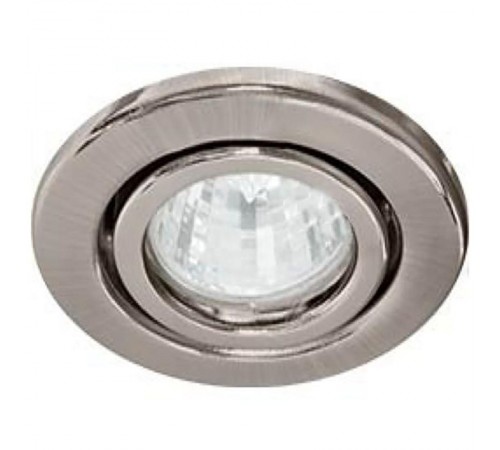 Светильник точечный встраиваемый под лампу DL11/DL3202 MR16 50W G5.3 титан  15117  FERON