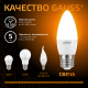 Лампа светодиодная Black LED Свеча E27 9.5W 890lm 3000К  103102110  Gauss
