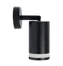 Светильник-спот настенно-потолочный под лампу GU10, черный ML231  41487  FERON