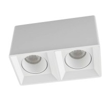 Светильник светодиодный накладной DK3085-WH IP20, 10Вт, GU5.3, LED, белый/белый, пластик  DK3085-WH  DENKIRS