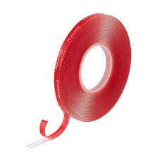 Лента клейкая двухсторонняя прозрачная, на VHB акриловой основе, 6 мм х 5 м  09-6055  REXANT