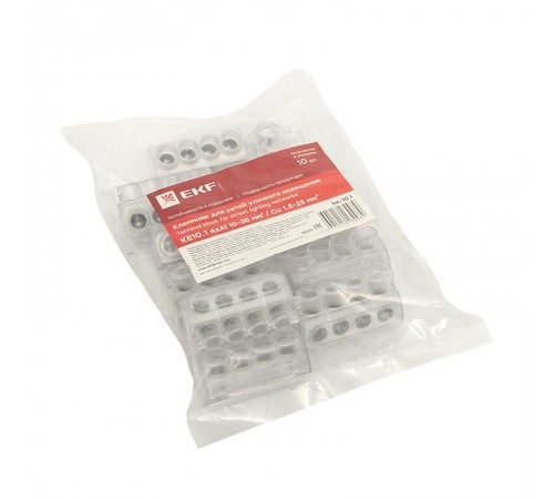 Клеммник для сетей уличного освещения KE10.1 Al 4x10-35 мм / Cu 1.5-25 мм EKF PROxima  ke-10.1  EKF