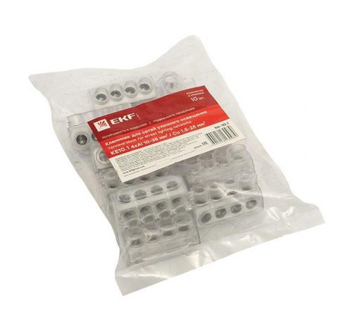 Клеммник для сетей уличного освещения KE10.1 Al 4x10-35 мм / Cu 1.5-25 мм EKF PROxima  ke-10.1  EKF