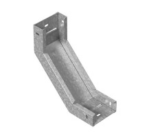 Угловой соединитель внутренний к лотку ПЛК 600х110, толщ. 1,5 мм, гор. цинк, 385260  УСВНП90-600х110-1,5-ГЦ   Ostec