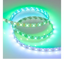Светодиодная лента SPI-B60-10mm 12V RGB-PX1-RAM (9.3 W/m, IP20, 5060, 5m) (Arlight, бегущий огонь)  033437  Arlight