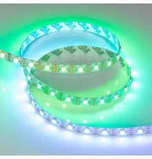 Светодиодная лента SPI-B60-10mm 12V RGB-PX1-RAM (9.3 W/m, IP20, 5060, 5m) (Arlight, бегущий огонь)  033437  Arlight