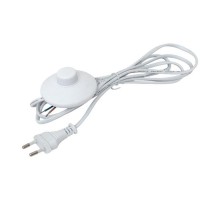 Шнур для бра с ножным выключателем 2 м 2*0.5 мм2  ASL-610  EKF