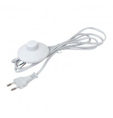 Шнур для бра с ножным выключателем 2 м 2*0.5 мм2  ASL-610  EKF