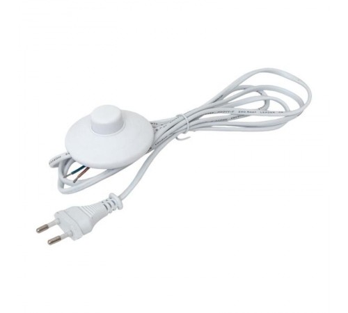 Шнур для бра с ножным выключателем 2 м 2*0.5 мм2  ASL-610  EKF