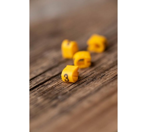 Маркер-кабельный 1,5кв.мм "3" (1000шт.) (ЕС-0) EKF PROxima  plc-KM-1.5-3  EKF