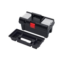 Ящик для инструментов 42х23х20см Patrol STUFF Semi Profi 16 черный  146178  Tech-KREP