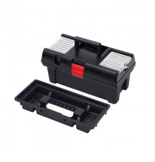 Ящик для инструментов 42х23х20см Patrol STUFF Semi Profi 16 черный  146178  Tech-KREP