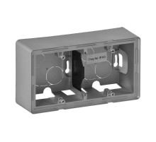 Valena LIFE Алюминий Коробка для накладного монтажа 2-ая  754212  Legrand