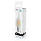 Лампа светодиодная   Filament Elementary Свеча на ветру 8W 540lm 4100К Е14 LED 1/10/100  42128  Gauss