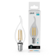 Лампа светодиодная   Filament Elementary Свеча на ветру 8W 540lm 4100К Е14 LED 1/10/100  42128  Gauss