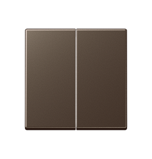 Двойная клавиша для балансирных механизмов выключателей (кнопок), в комплекте с AS90-5HP (крепежный элемент), возможно IP44; дюропласт; мокко; A500  