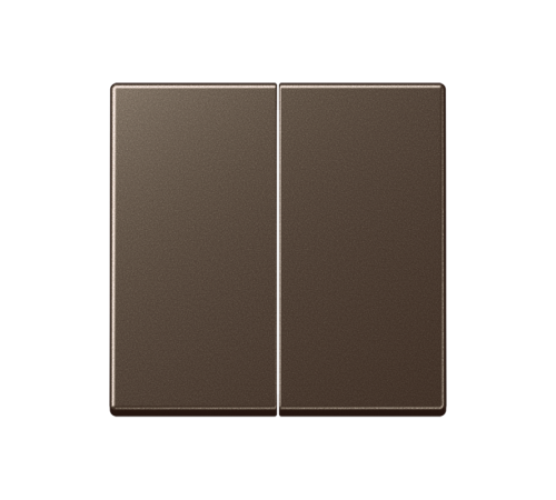 Двойная клавиша для балансирных механизмов выключателей (кнопок), в комплекте с AS90-5HP (крепежный элемент), возможно IP44; дюропласт; мокко; A500  