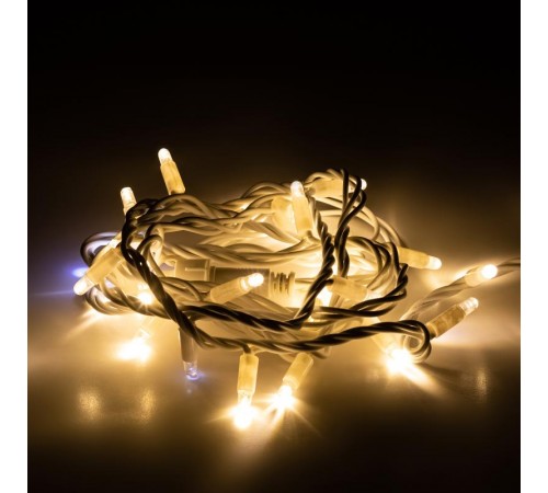 Гирлянда светодиодная нить ERAPS-WK3 белый каучук 3 м тёплый свет 30 LED, IP65  Б0056014  ЭРА