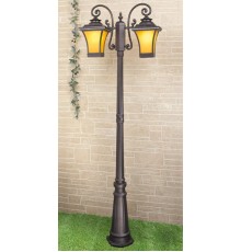 Светильник садово-парковый GLXT-1408F/2 Libra F/2 венге  a031914  Elektrostandard