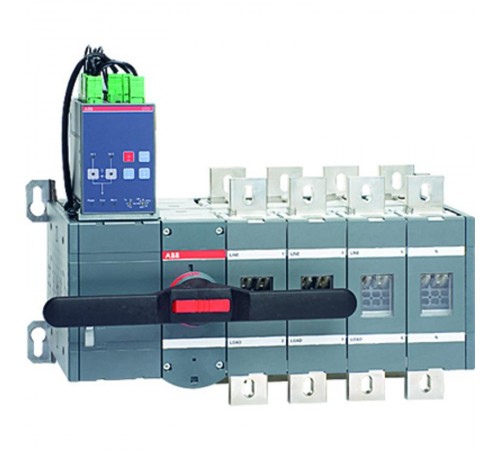 Реверсивный рубильник OTM1250E4C2D230C 4-полюсный с блоком АВР OMD200  1SCA112857R1001  ABB