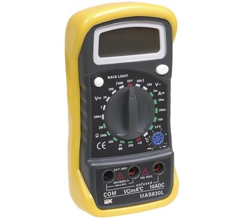 Мультиметр цифровой  Master MAS830L   TMD-3L-830  IEK