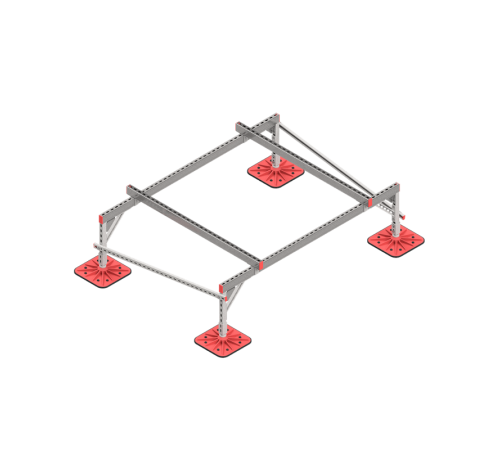 Опорная конструкция для установки оборудования TECHNORAPTOR FOOT 2000х1500 тип 2 HD  KM-TR-F-SSEI-2000-1500-2 HD  КМ - профиль