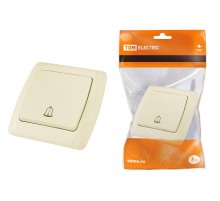 Кнопка звонковая 6А сл. кость "Онега"   SQ1805-0036  TDM