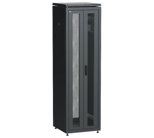 ITK LINEA N 42U 600х600мм распаш. перф. дв. задн. перф. чер.  LN05-42U66-2PP  ITK