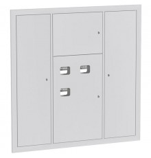 Устройство этажное распределительное встроенное типа УЭРВ 3 кв. (1300х1300х150)  uerv-3-1300-1300 EKF