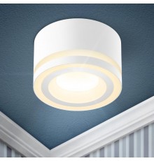 Светильник встраиваемый под лампу GX53  DK113 WH белый  Б0059787  ЭРА