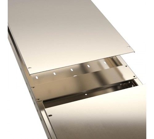 пластина для увеличения жесткости крышек, ширина 500 мм, AISI 304  IGC50C  DKC