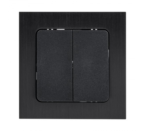 Стокгольм Механизм Выключателя 2-кл. 10А черный PROxima  EZV10-023-10  EKF