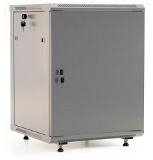 TWB-FC-2245-SR-RAL7035 Шкаф настенный 19-дюймовый (19"), 22U, 1098x600х450мм, металлич. дверь с замком, две боковые панели. 452026  Hyperline