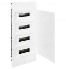 Practibox S Пластиковый щиток Встраиваемый (в полые стены) 4X12 Белая дверь  135564  Legrand