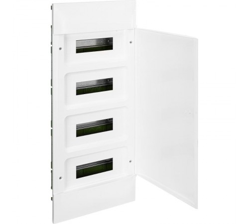 Practibox S Пластиковый щиток Встраиваемый (в полые стены) 4X12 Белая дверь  135564  Legrand