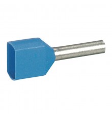 Наконечник Starflix - двойной - россыпью - сечением 2х0,75 мм - синий  037687  Legrand