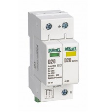 Ограничитель перенапряжений 2P 20кА D 275В ОП-101  18014DEK  DEKraft