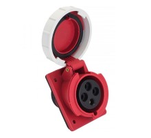 Розетка стационарная внутренняя угловая 4142 3Р+РЕ 16А 380В IP67 EKF PROxima  ps-4142-16-380  EKF