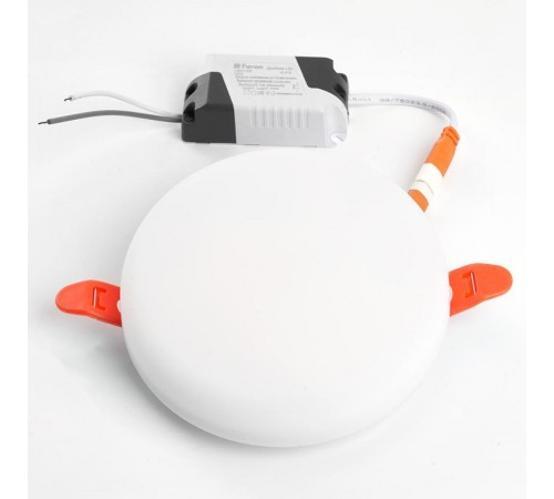 Светильник светодиодный встраиваемый AL509 с регулируемым монтажным диаметром (до 90мм) 12W 4000K белый  41208  Feron
