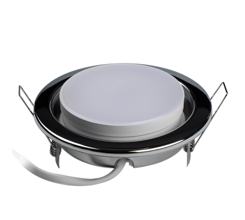 Светильник точечный встраиваемый под лампу ДВО PGX53 10639.6 15Вт GX53 IP20 хром глянцевый  1016768  Jazzway