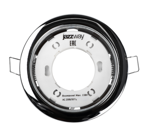 Светильник точечный встраиваемый под лампу ДВО PGX53 10639.6 15Вт GX53 IP20 хром глянцевый  1016768  Jazzway