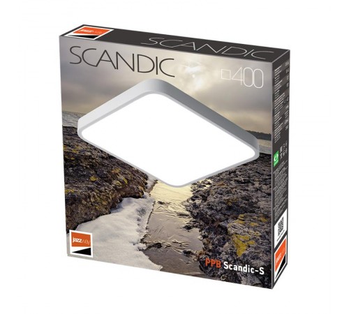 Светильник светодиодный бытовой PPB Sсandic-S 54w 4000K WH IP20 420*430*50  .5037212  JAZZWAY