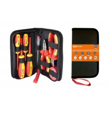 Набор диэлектрического инструмента №1, тканевый пенал, 8 предметов,  1000 В, "ЭкспертЭлектрик"  SQ1017-0101  TDM