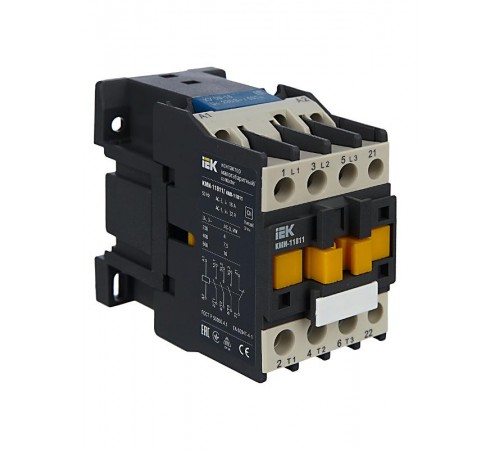 Контактор КМИ-11811 18А  230В/АС3 1НЗ   KKM11-018-230-01  IEK
