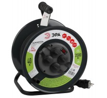 Удлинитель силовой ЭРА RMx-4es-3x1.5-40m-IP44(KG) на м. катушке c/з 4 гн 40м КГ 3х1.5  Б0046848  ЭРА