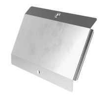 Крышка угла вертикального внешнего 45 градусов Стандарт INOX (AISI 304) 400  PR16.2924  Промрукав